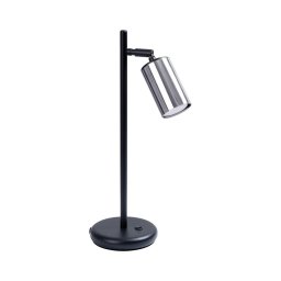 Lampă de masă Sollux SL.1373 WINX 1xGU10/10W/230V negru/crom