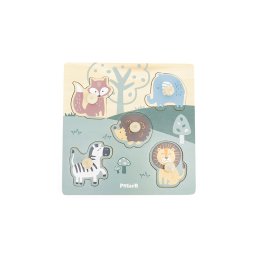 Puzzle cu manere – animale, polarb viga
