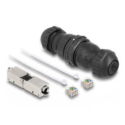 Cupla de retea RJ45 cat.6A LSA IP68 waterproof si rezistenta la praf, Delock 67045