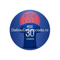 Pasta Zahar imprimata Fotbal Messi Model 2, O 20 cm