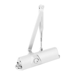 Amortizor hidraulic alb RAL9016 cu brat articulat - DORMA TS68-WHITE