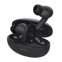Casti Trust Yavi earbuds wireless, negru