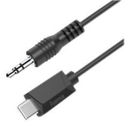 Audio Cable, USB-C Plug - 3.5 mm Jack Plug, Stereo, 0.75 m