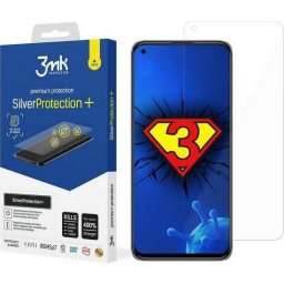 Folie protectie ecran 3mk SilverProtection+ antimicrobiana (Montaj umed) pentru Xiaomi Mi 11 Lite 5G