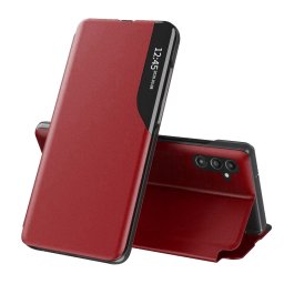 Husa Samsung A35 5G a356 Flip Smart View Rosu
