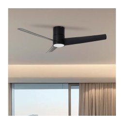 ZEVENTI - Ventilator de tavan LED BARROSA LED/18W/230V Wi-Fi Tuya + telecomandă