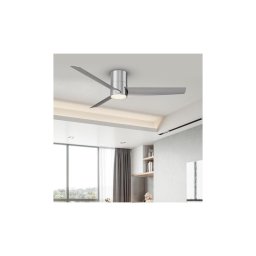 ZEVENTI - Ventilator de tavan BARROSA LED, 18W, 230V, Wi-Fi Tuya + telecomandă