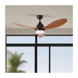 ZEVENTI - Ventilator de tavan LED MURO, 18 W, 230 V, Wi‑Fi Tuya, cu telecomandă