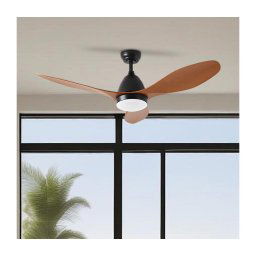 ZEVENTI - Ventilator de tavan LED MURO 18W 230V Wi-Fi Tuya + telecomandă