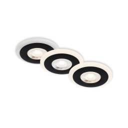 SET 3x corp de iluminat LED încastrat pentru baie Briloner 7039-035 LED/5W/230V IP44