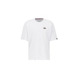 ALPHA INDUSTRIES Tricou auriu / negru / alb
