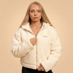 BeastPink Geacă pentru femei Hoodie Bliss Ivory S