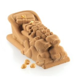 Kit Tort Modern 3D North Pole 21 x 8.7 x H 8 cm, 940 ml, 2 Forme Silicon + Matrita