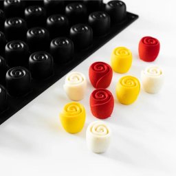 Forma Pavoflex 30x40cm Mini Volupte 48 cavitati, O 3.5 x H 3 cm, 20 ml
