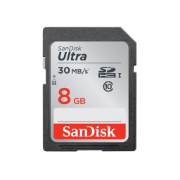Ultra sdhc 8gb cls10 uhs-i 30mb/s
