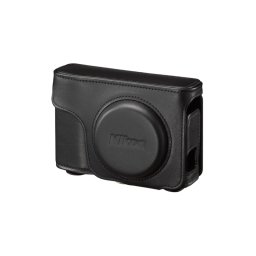 Leather body case for coolpix a
