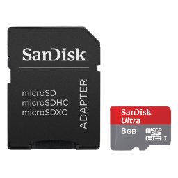 Ultra android microsdhc 8gb cls10 uhs-i 30mb/s + adaptor sd