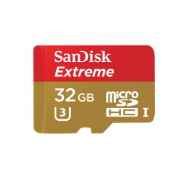 32gb msdhc extreme u3 cls10 90mb/s + adaptor sd