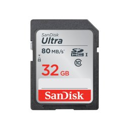 32gb sdhc ultra cls10 80mb/s uhs-i