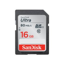 16gb sdhc ultra cls10 80mb/s uhs-i