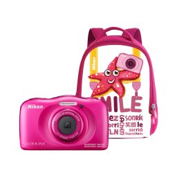 Coolpix waterproof w100 backpack kit (pink)