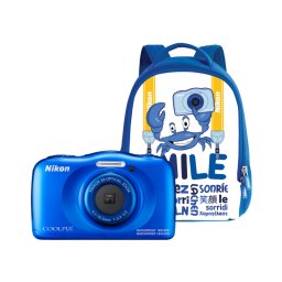 Coolpix waterproof w100 backpack kit (blue)