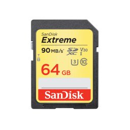 64gb sdxc extreme 90mb/s v30 uhs-i u3