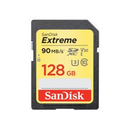 128gb sdxc extreme 90mb/s v30 uhs-i u3