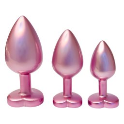 Dream Toys Gleaming Love Plug Set Matte Pink