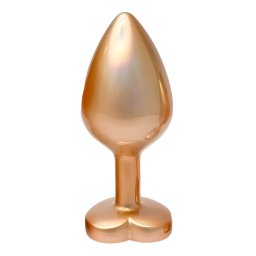 Dream Toys Gleaming Love Plug Matte Gold Medium