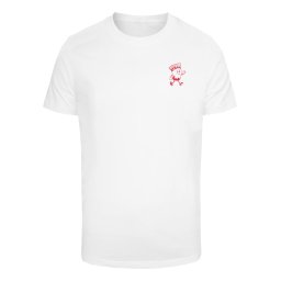 Mister Tee Tricou 'Ayran The Streets' roșu / alb