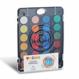 Acuarele Morocolor Primo, 24 culori