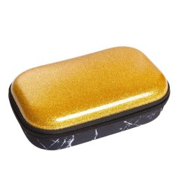 Penar Penar cu fermoar, ZIPIT Glitter Storage box - auriu