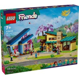 LEGO® Friends 42620 - Casele familiale ale lui Olly si Paisley