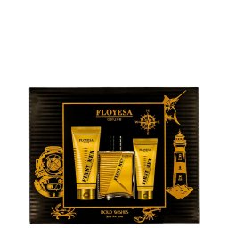 Floyesa Caseta Barbati:Parfum+Sampon&Gel de dus+Gel curatare fata 100+150+100 ml Deluxe