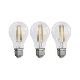 SET 3x bec LED FILAMENT A60 E27/3,8W/230V 2700K clasă energetică A