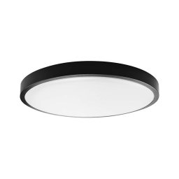 LED plafonieră baie LED/18W/230V IP44 6500K Ø25 cm negru