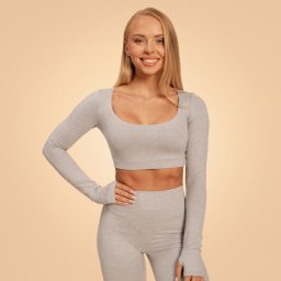 BeastPink Top sport pentru femei Sense Grey XL