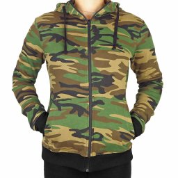 Hanorac de camuflaj pentru damă Malfini woodland