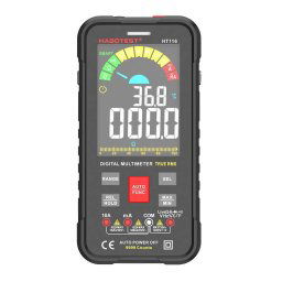 Aparat de masura digital Habotest HT116, Multimetru, True RMS, NCV, Afisaj LCD, Negru