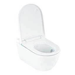 Set vas WC suspendat cu capac functie de bideu Geberit Aquaclean Alba
