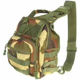 Rucsac pe un umăr camuflaj woodland