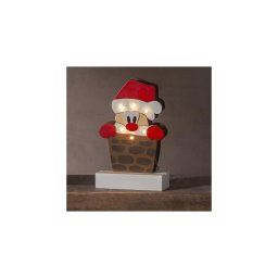 Decorațiune LED de Crăciun FREDDY 6xLED/0,06W/2xAA Moș Crăciun Eglo 410418