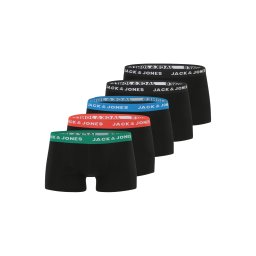 JACK & JONES Boxeri 'Chuey' azuriu / verde jad / negru / alb
