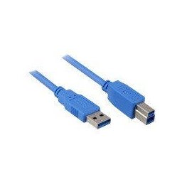 Sharkoon Cable USB 3.0 A-B black 5m