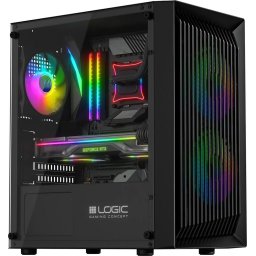Carcasa PC Fara sursa LOGIC ATOS ARGB MINI USB 3.0 Negru