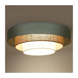 Plafonieră LED Duolla LUNETA LED/26W/230V d. 60 cm 4000K turcoaz/bej