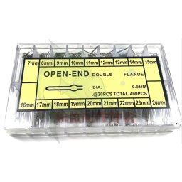 Set 360 Stifturi pentru Brățări de Ceas – 7-24 mm – 0,9 mm Diametru – Oțel Inoxidabil – Cutie Compartimentată – WZ919