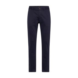 BOSS Pantaloni bleumarin / portocaliu