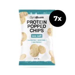 GymBeam Protein Chips 7 x 40 g sea salt